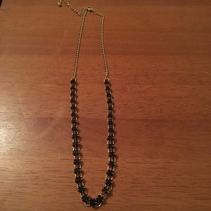 Black and Gold Tone Necklace